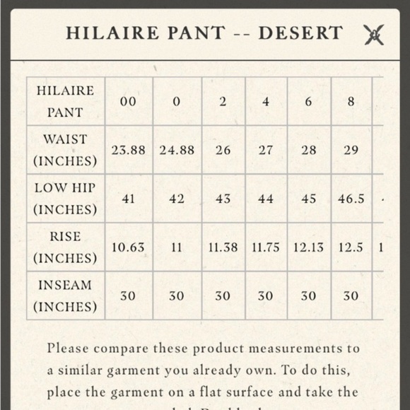 Doen Hilaire Cotton High Waist Wide Leg Cuff Palazzo Pants Trousers Salt White - Picture 14 of 14